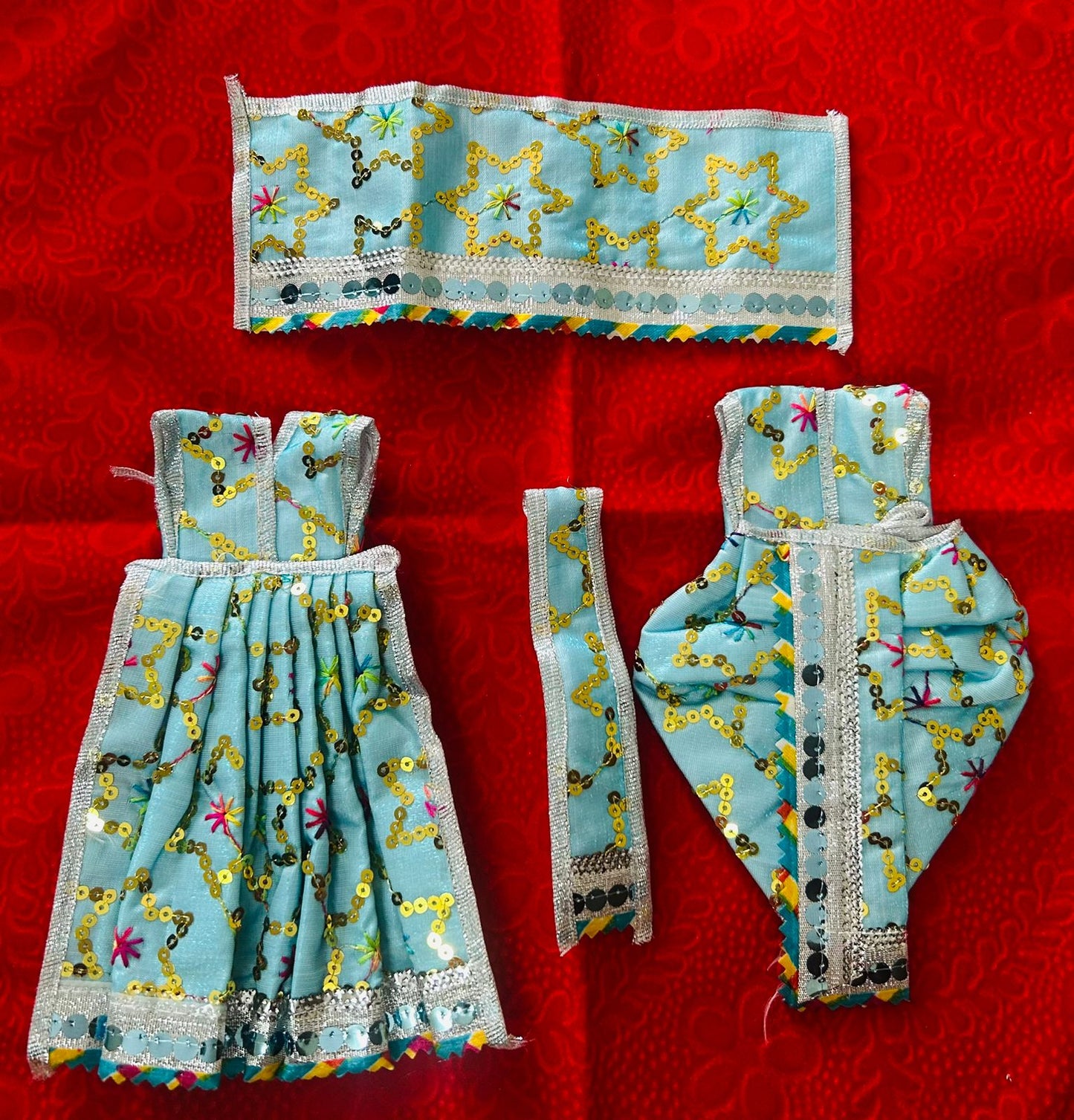 Special dress for Radha Krishna ji Jodi