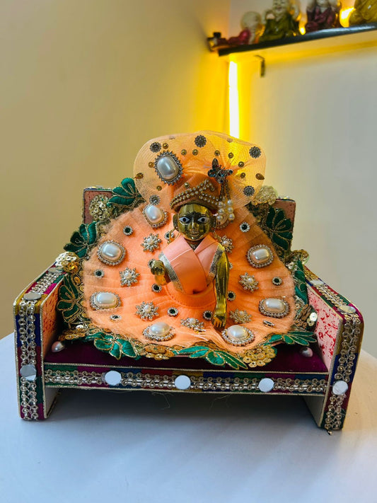 Heavy dress for laddu gopal ji With Pagdi Set