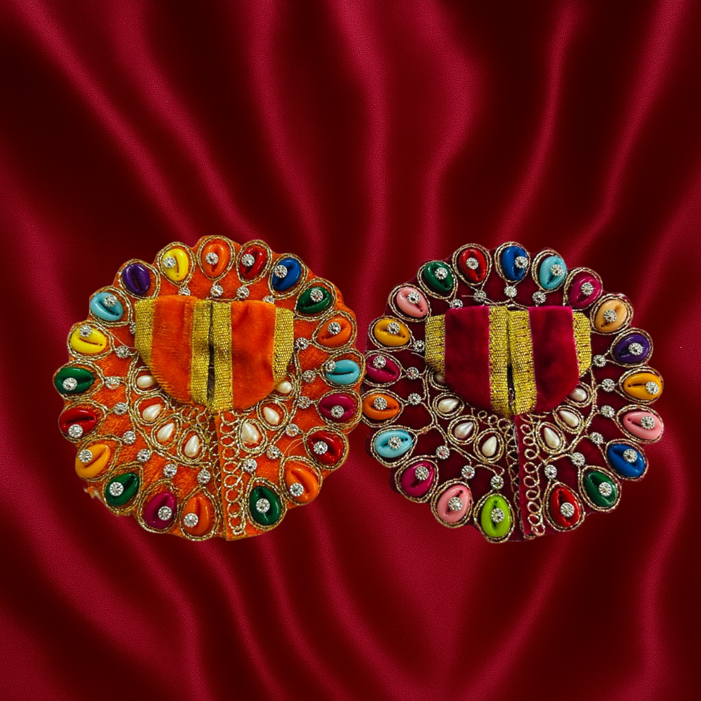 Velvet Laddu Gopal Dress Pair of 2