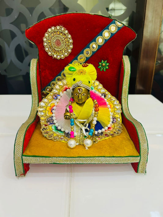 Multicolor 2 pcs set of Laddu Gopalji