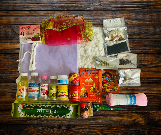 Rudrabhishek Pooja Samagri Kit // रुद्राभिषेक पूजा सामग्री किट